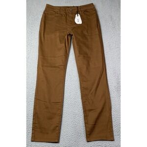 New Prana Jeans Womens Size 6 Short Kayla High Rise Jean Stretch Color Sepia NWT
